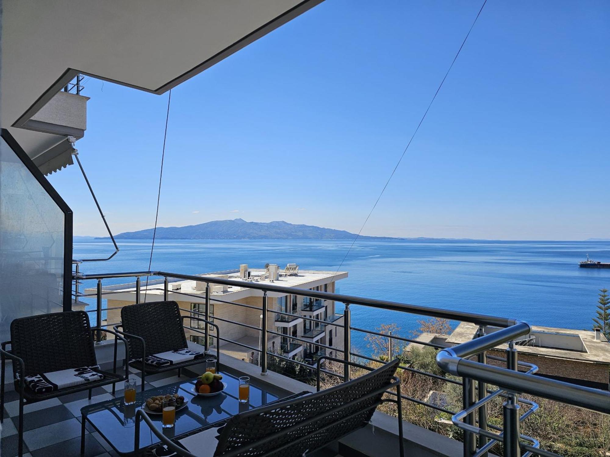 Apartamento Sunset Tarraces Sarandë Exterior foto