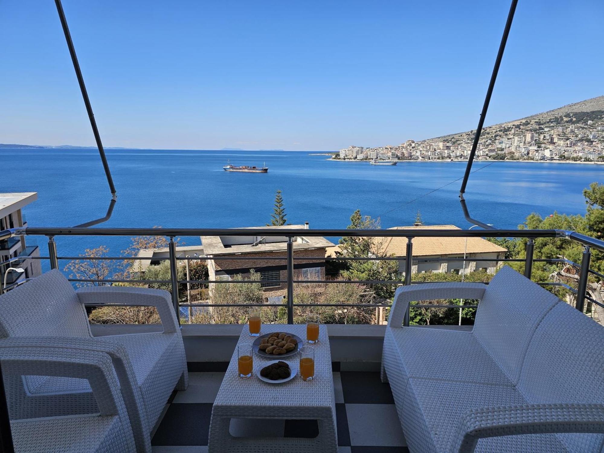 Apartamento Sunset Tarraces Sarandë Exterior foto