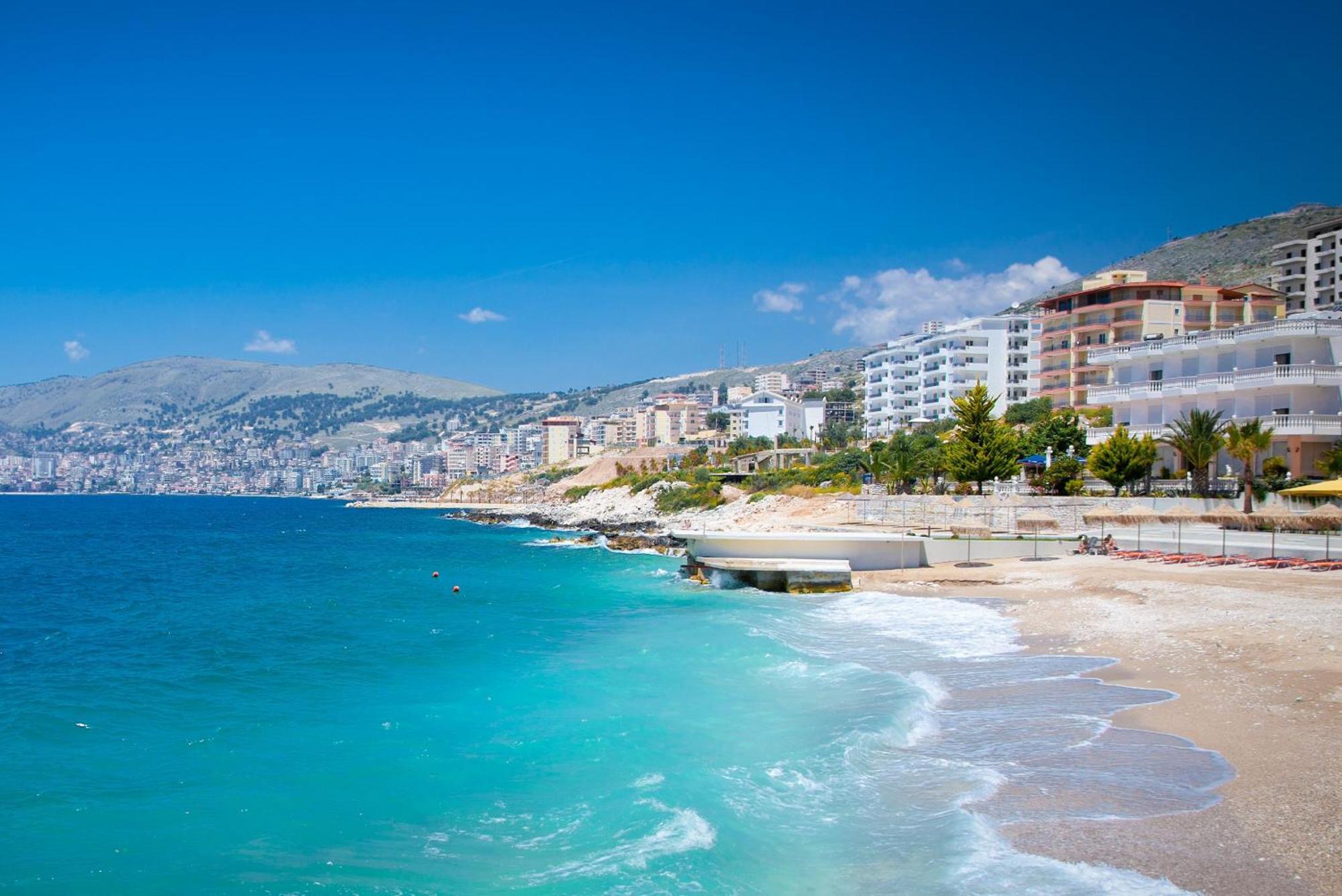 Apartamento Sunset Tarraces Sarandë Exterior foto