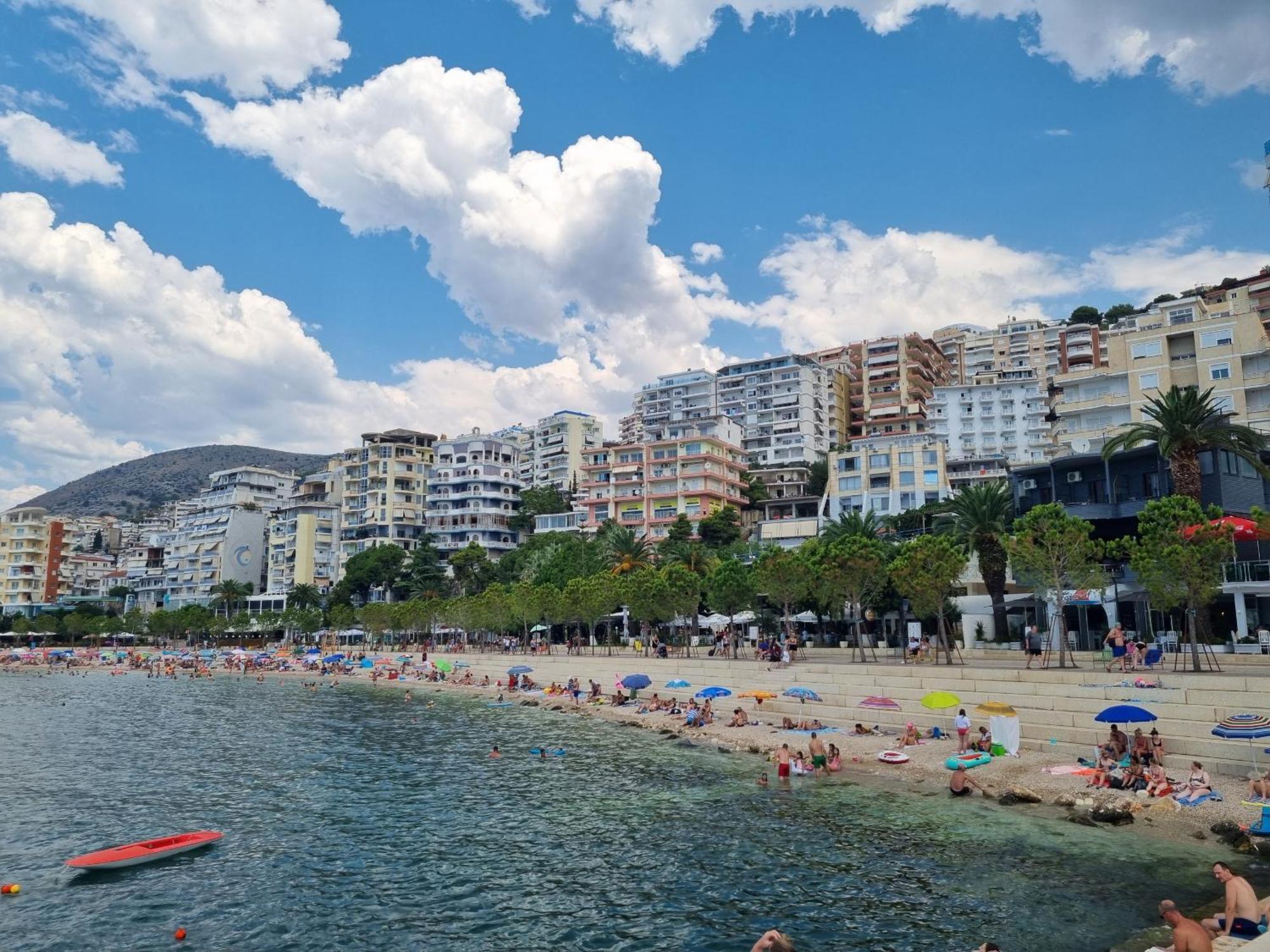 Apartamento Sunset Tarraces Sarandë Exterior foto